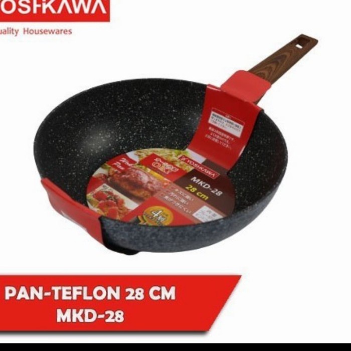 YOSHIKAWA panci teflon,wajan tumis 28cm