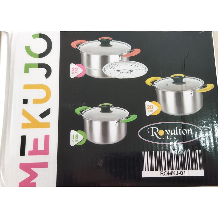 MEKUJO POT SET / PANCI SET 7PCS ROYALTON