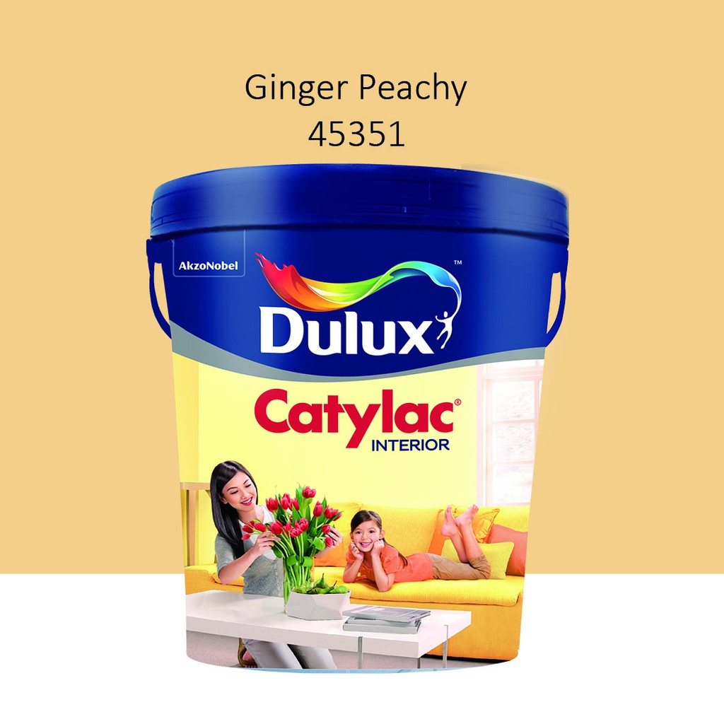 Cat Dinding Dulux Catylac Interior Netto 5 kg - Ginger Peachy 45351