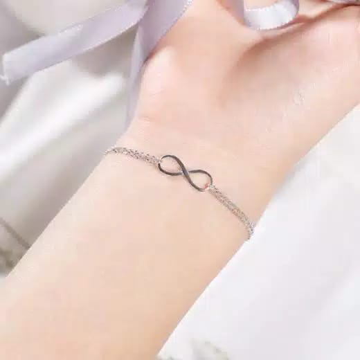 ~ PIYOSHI08 ~ Gelang Aksesoris Simbol Infinity Untuk Wanita Model Korea AF43