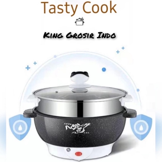 2.2 Liter Multi Function Frying Pan / Panci Listrik 2.2 L Serbaguna Best Quality