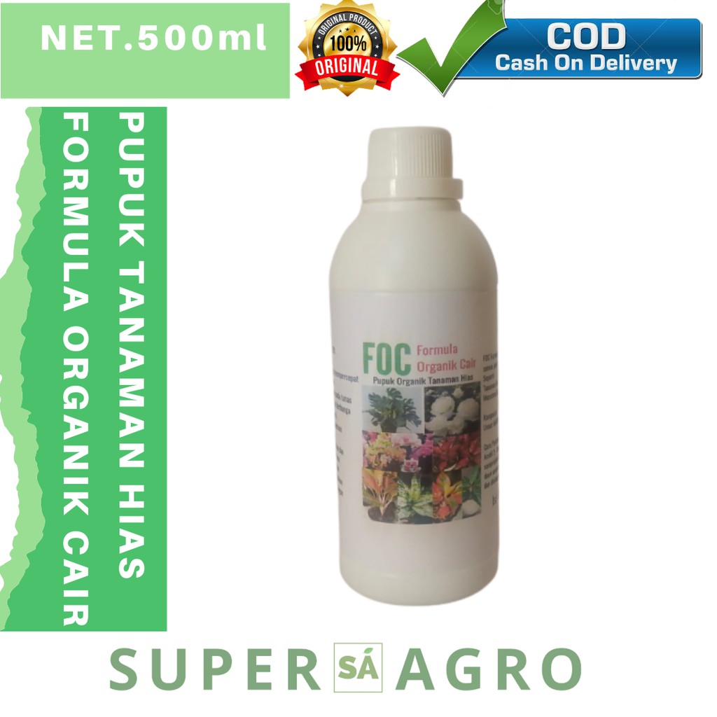 Pupuk Tanaman Hias Organik 500ml,Adenium, Aglonema,Monstera,Bagus Untuk Menyuburkan Daun