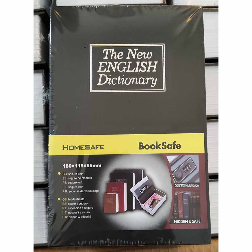 Kotak Buku Kamus Dictionary Safety Box Hidden Storage Size S - DHZ002 - 7RHA2QBK Black