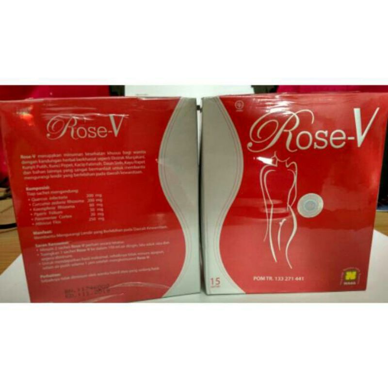 ROSE-V ORIGINAL NATURAL NUSANTARA minuman herbal solusi keputihan dan kewanitaan