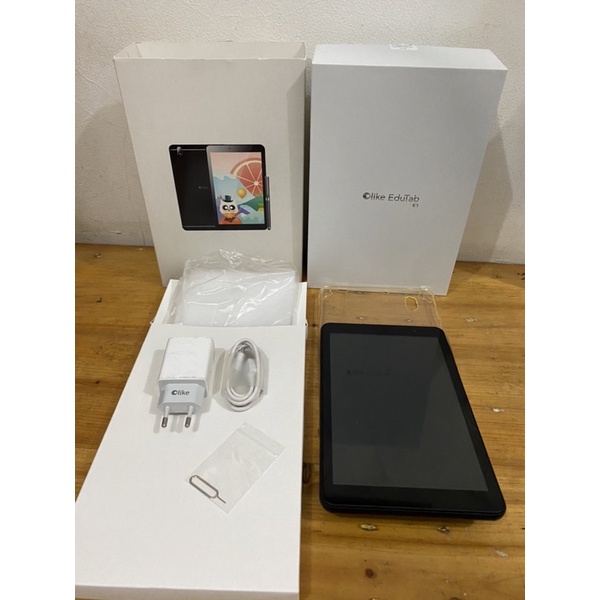 preloved OLIKE EDUTAB E1 ram 3 / 32GB 8 Inch - Black (second)