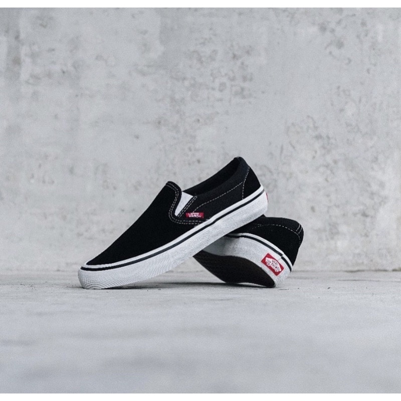 Vans Slipon Pro Black White Original