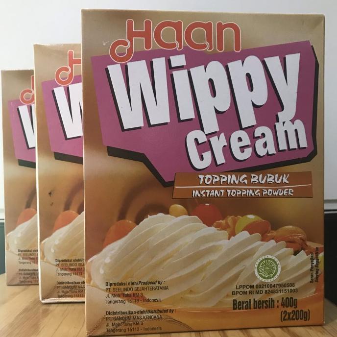 

(BISA COD) Wippy Cream Haan Powder 400gram