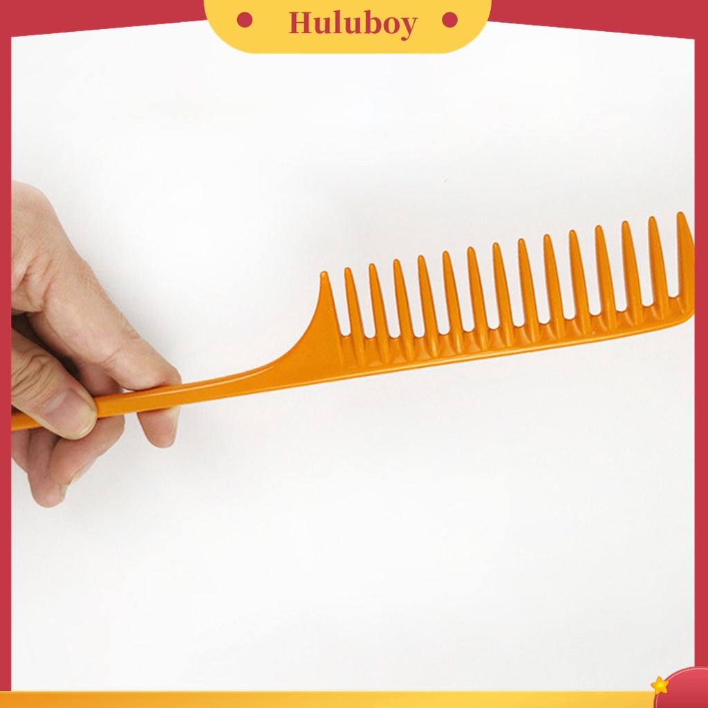 Huluboy Huluboy♡ Sisir Gigi Tajam Bahan Plastik Anti Statis Tahan Lama Untuk Tata Rambut