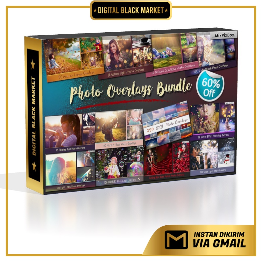 962 Photo Overlays Bundle - JPEG Ultra HD