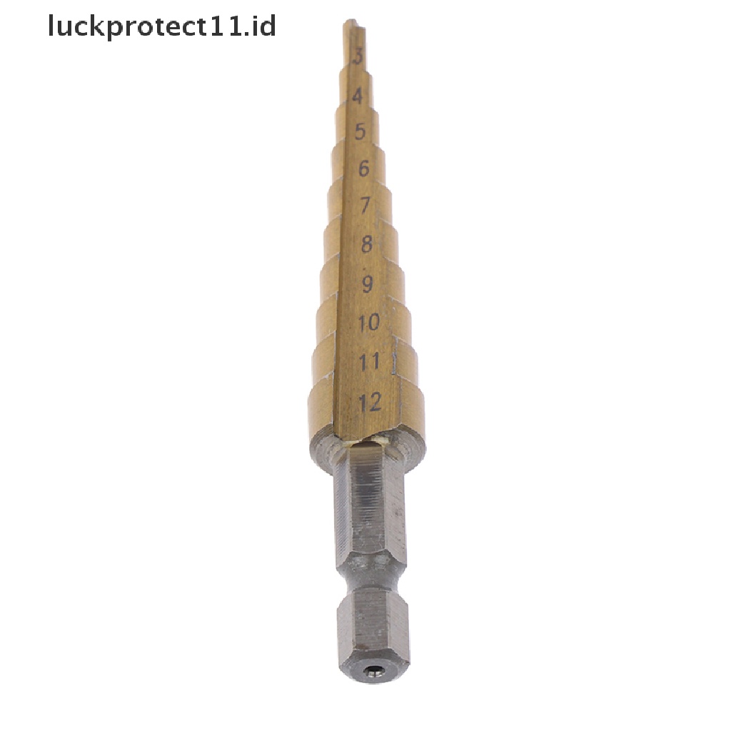 Alat Power Drill Bits Hex Bahan Metal Ukuran 3-12mm