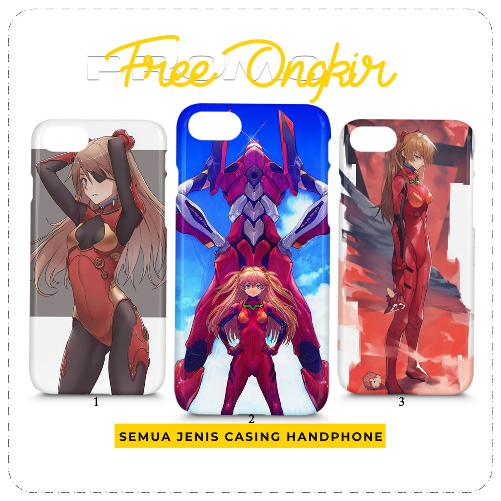 Case Anime Evangelion Casing Custom Hardcase Softcase HP All Type