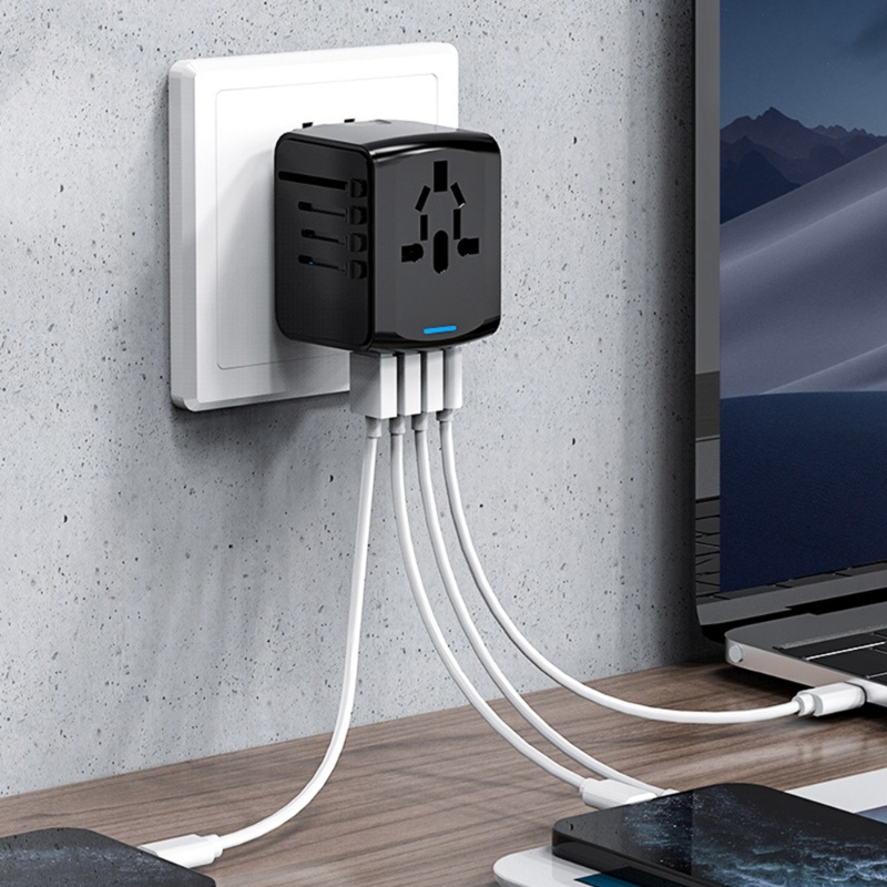 Zzz Adapter Konverter Power Charger Dinding Plug EU / UK / AU / US / China 200 + Untuk Travel