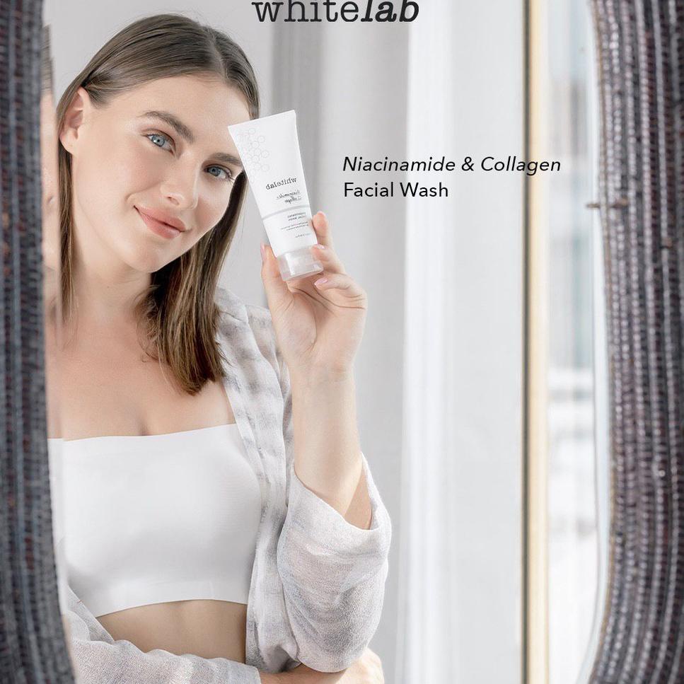 Lagi hangat Whitelab Brightening Facial Wash - Sabun Pembersih Muka Pencerah Pemutih Dengan Niacinam