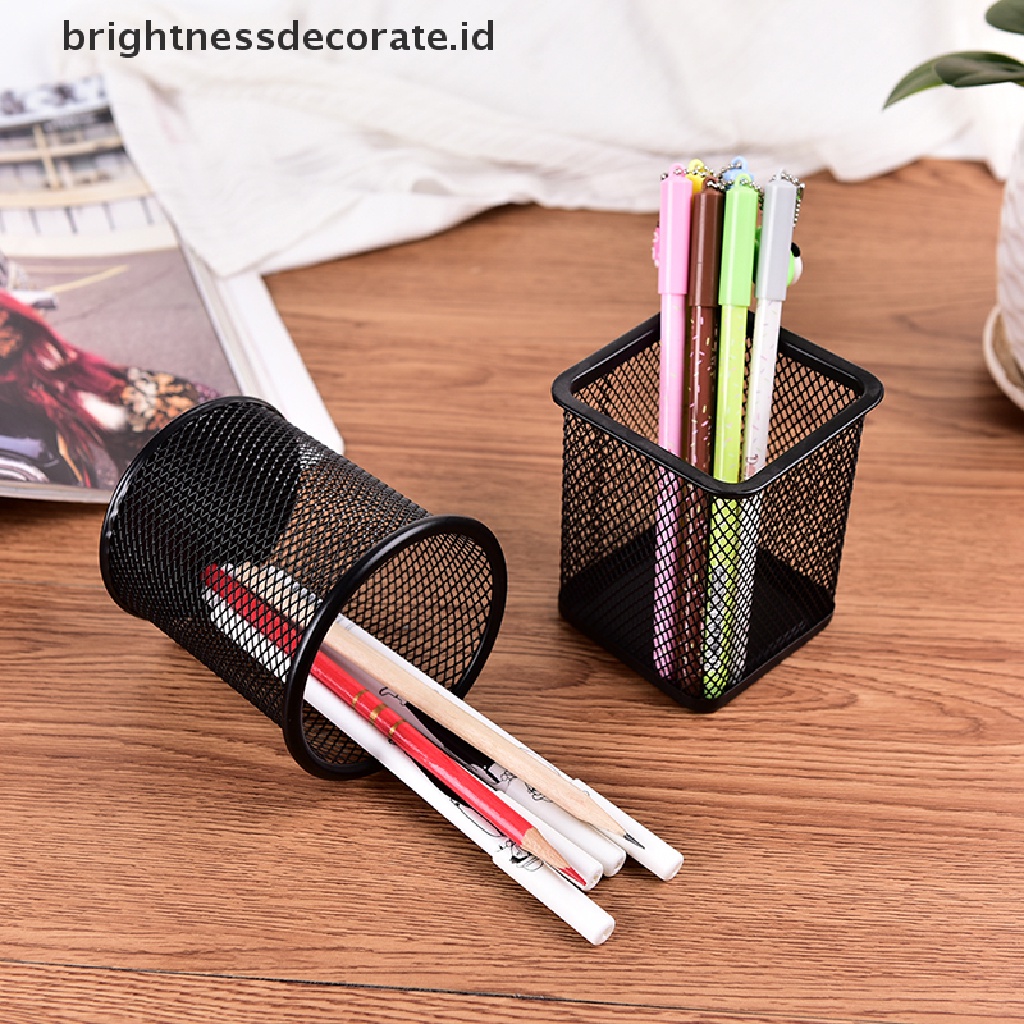 Cup Holder Pena / Penggaris / Gunting / Pensil Bahan Mesh Untuk Meja Kantor