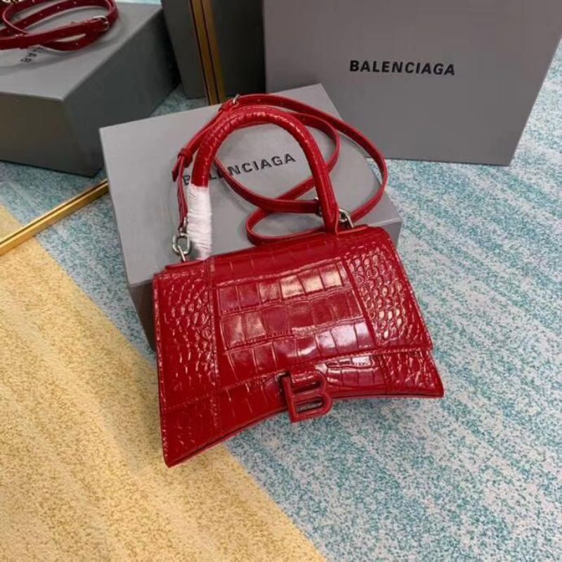 Balenciaga Hourglass Top Shoulder Bag