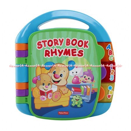 Fisher Price Laugh &amp; Learn Storybook Rhymes Belajar Sambil Bermain Mainan Edukasi Buku Cerita Anak