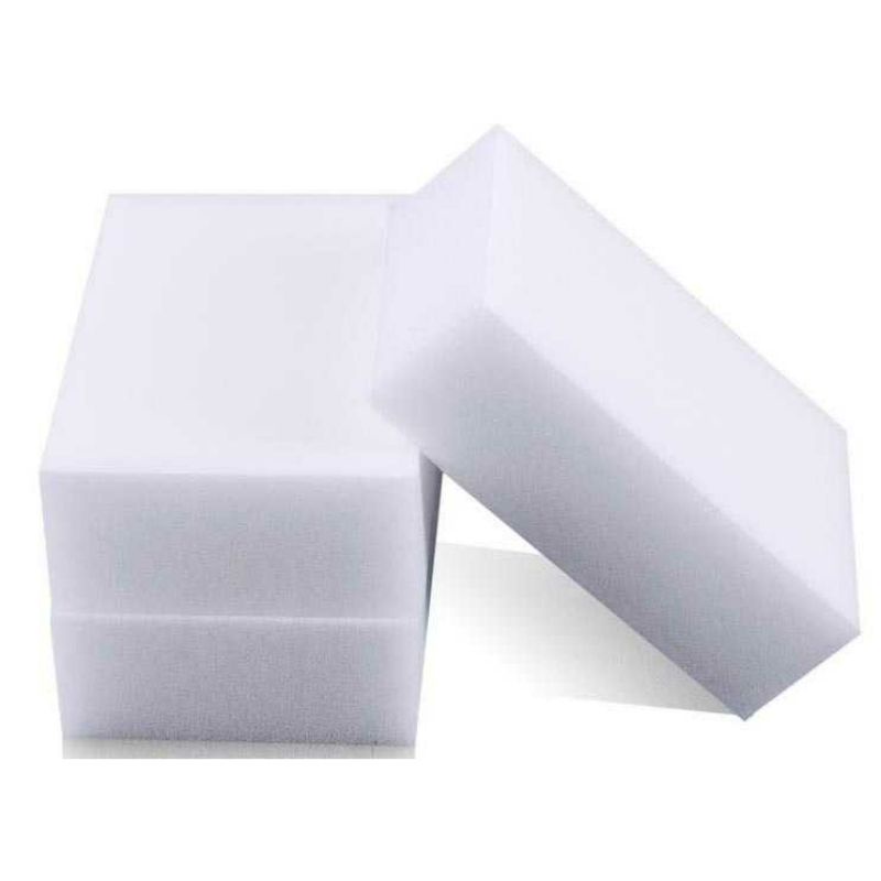 Spons Melamin Ajaib Pembersih Perabotan Tanpa Sabun Serbaguna Bersih Mengkilap