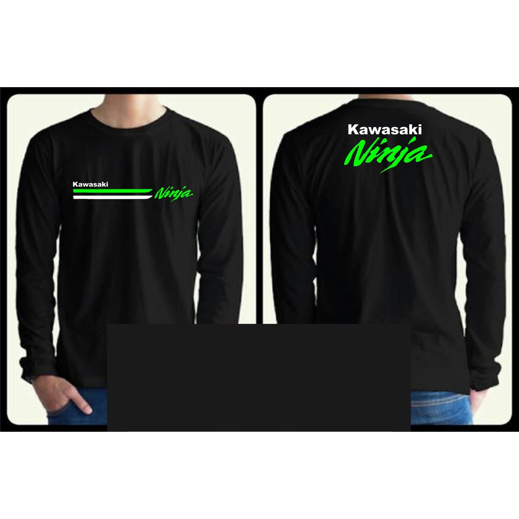 KAOS LENGAN PANJANG KAWASAKI NINJA SIAP KIRIM