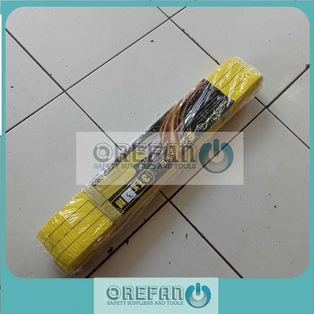 WEBBING SLING BELT 3TON X 3METER LIFTING SLINGS WEBING 3T X 3M GOSAVE-2