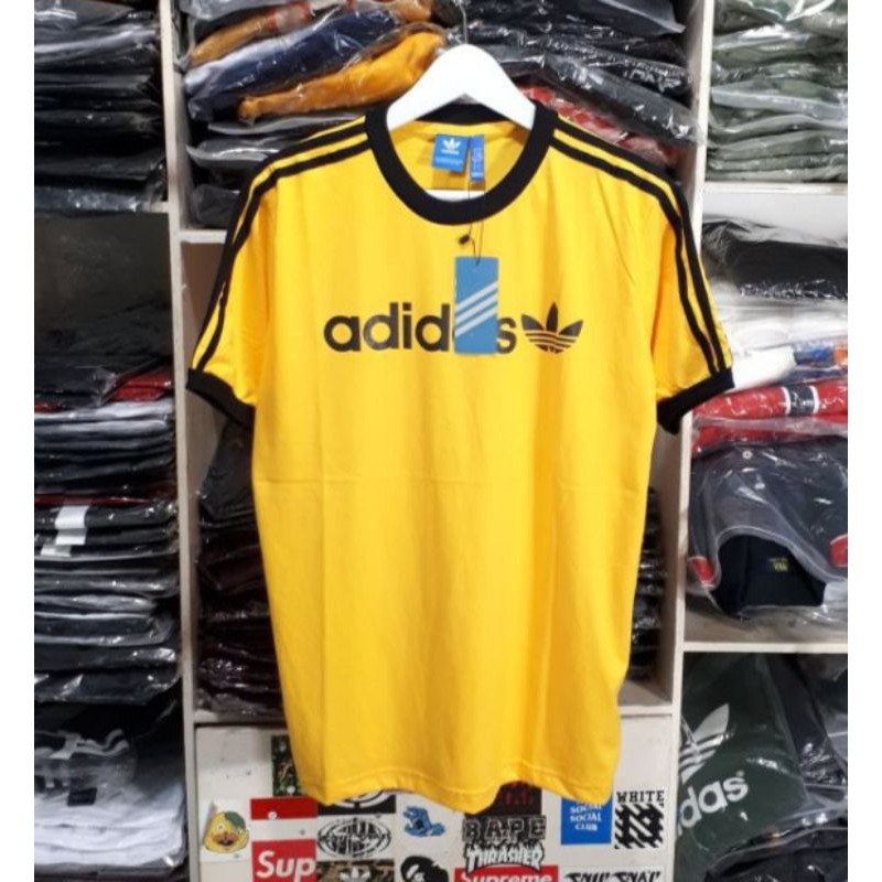 KAOS RINGER ADIDAS HIGH QUALITY CASUAL HYPE FASHION PRIA