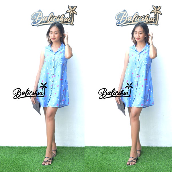 Balicihui Dress Lucy Dress Wanita Dress Pendek Wanita Dress Bali Trendy Nyaman