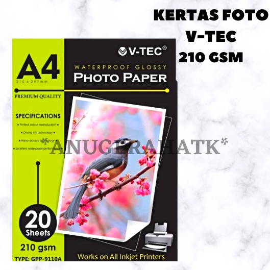Waterproof Glossy Sticker Paper for Inkjet Printer - Factory price