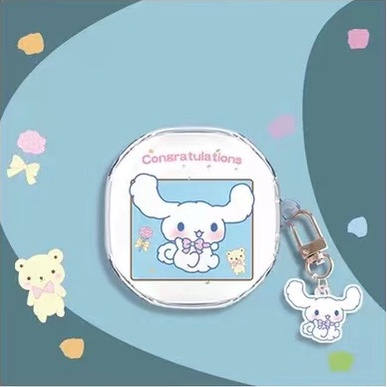 Baseus Enco WM01 Case TPU Motif Kartun Cover Proteksi Earphone TWS Bluetooth Dengan Kait