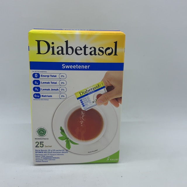 

Diabetasol Sweetener Gula 25s KALBE