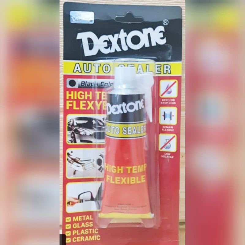 

DEXTONE LEM AUTO SELEAR SILICONE/LEM KACA HITAM 30g
