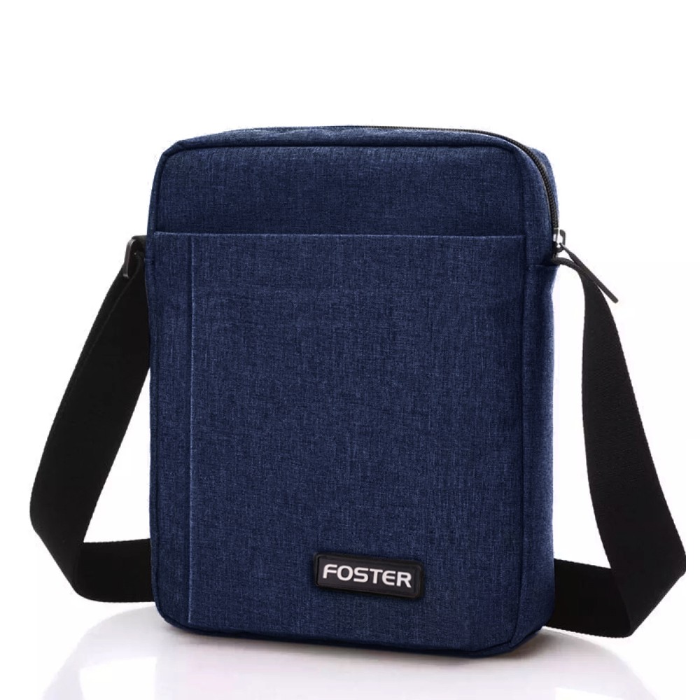 SHOPEE 6.6 SUPER SALE!! FOSTER New Tas Selempang Casual Pria Nf22 Dark Blue