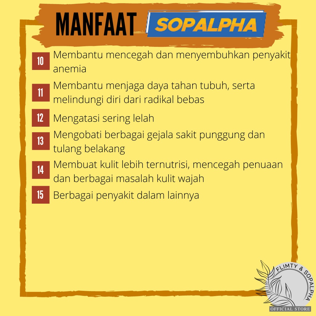 SOPALPHA 4 BOX Minuman Kesehatan Obat Suplemen Daya Tahan Tubuh Herbal Diabetes Kolesterol Diet BPOM