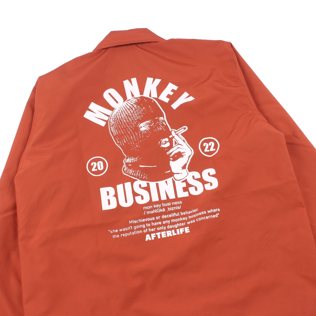 AFTERLIFE - Coach Jacket MonBus Dusty Orange