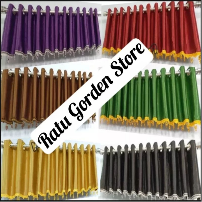 Poni gorden atas pintu / Poni gorden Bahan Blackout / Poni gorden atas pintu  murah / Poni Gorden  a