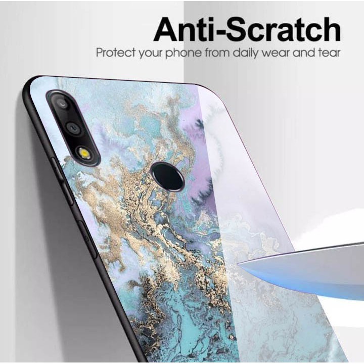 [K33] Soft Case Glass Marble For Oppo/Vivo/Xiaomi/Samsung/Iphone/Realme