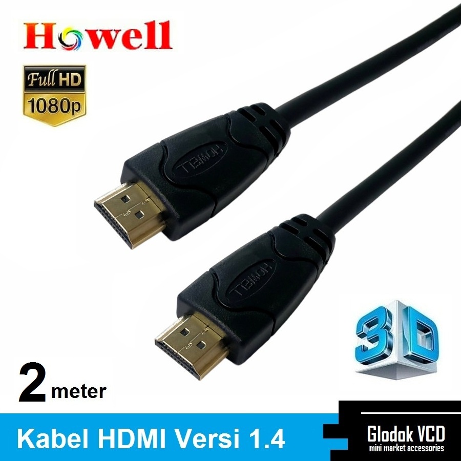 Howell Kabel HDMI Versi 1.4 PVC 2M