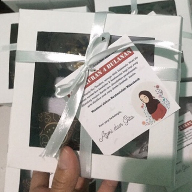 Kartu Ucapan syukuran 4 / 7 Bulanan