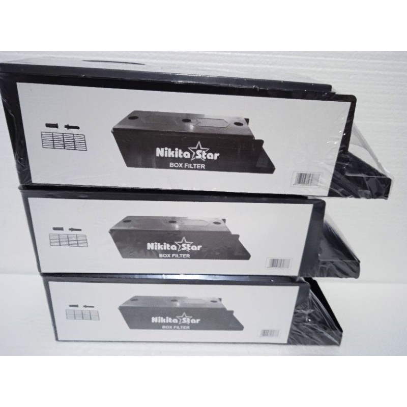 BOX FILTER KOSONG AQUARIUM NIKITA STAR SIZE (M)&amp;(S)