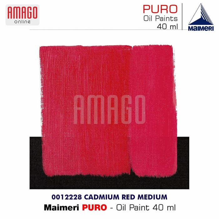 MAIMERI PURO - OIL PAINT - CADMIUM RED MEDIUM - 40ML - M0012228