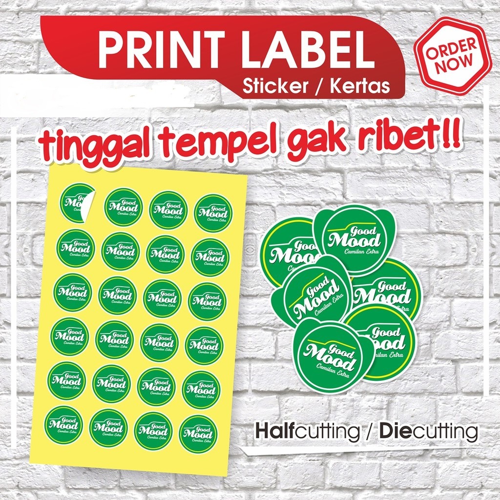 

Stiker Custom Label Kemasan Online Shop Berbagai Ukuran