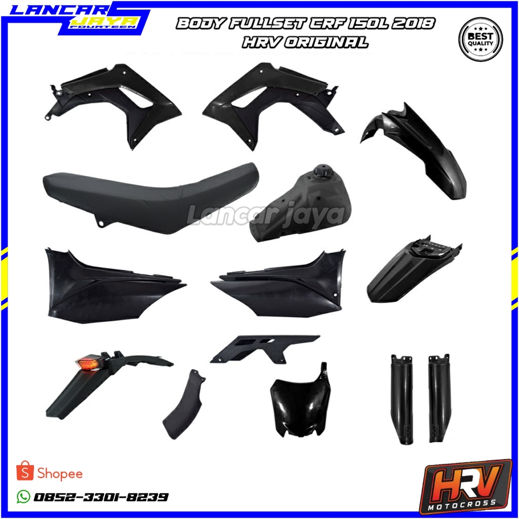 COVER BODY FULL SET CRF 150L HRV TANGKI KARBU INJEKSI