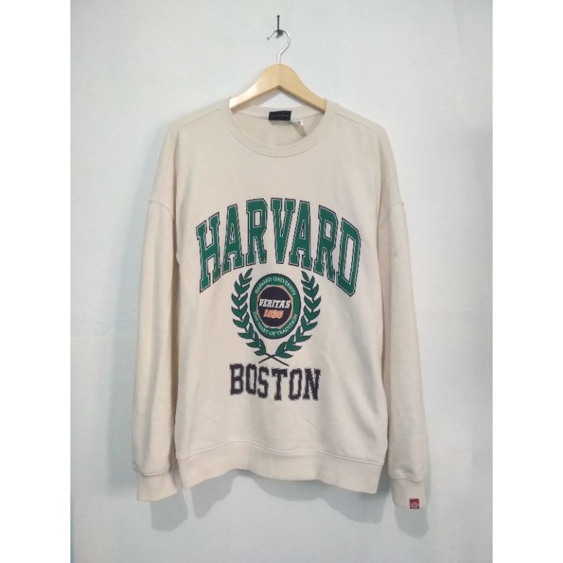 Harvard University Official Campus Crewneck Sweater Original (second original/preloved unisex)
