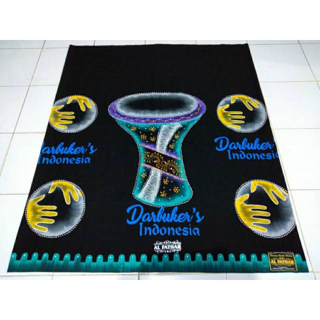 Sarung Batik Lukis AlFathar / Santri / Darbuka / Ornamen / Gradasi / Malaman / Seragam
