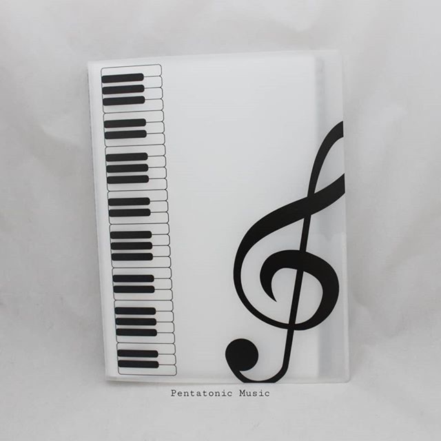 Keyboard Clear Holder - White Black | Map File Partitur Musik Piano