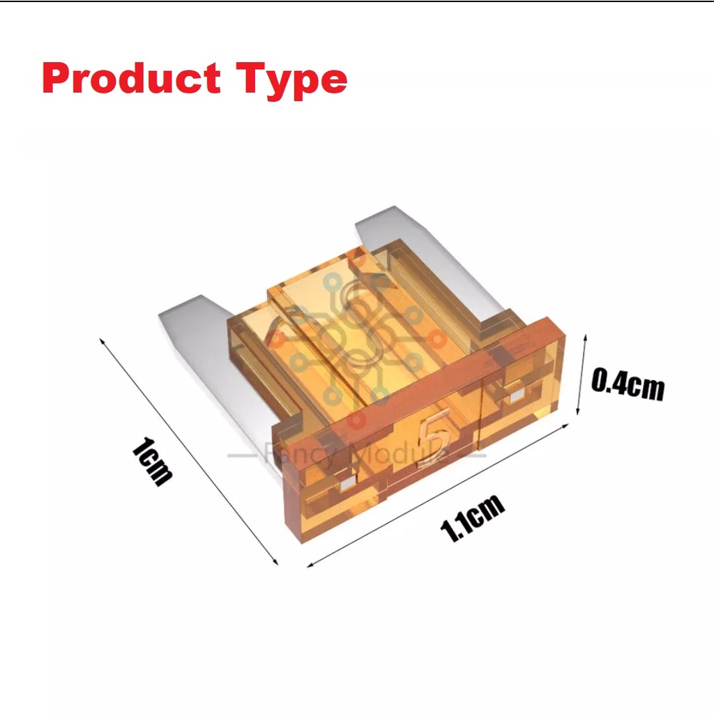 Sekering Fuse Micro Mobil Berbagai Macam Ukuran Ampere
