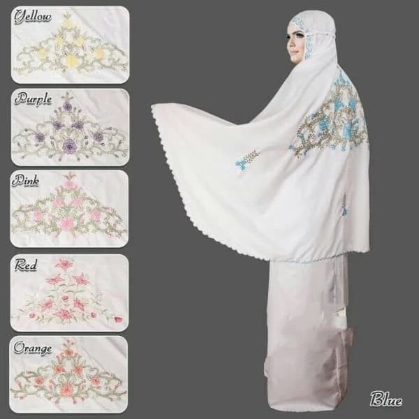 grosir mukena bordir murah isi/harga 10 pcs