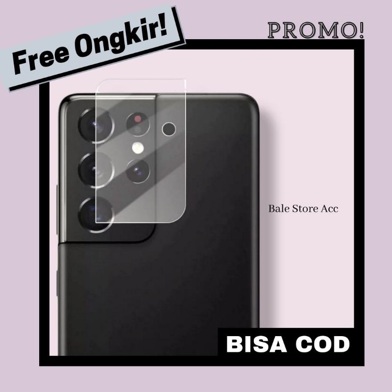 TEMPERED GLASS SAMSUNG S21 / PLUS / S21 ULTRA TEMPERED GLASS CAMERA ANTI GORES KAMERA - S21 ULTRA,