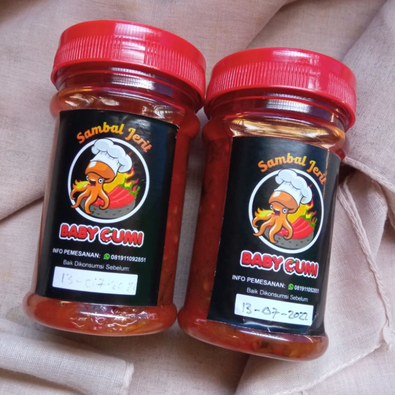 

Sambal Baby Cumi Pedas Manis 150g - Tanpa Pengawet dan MSG