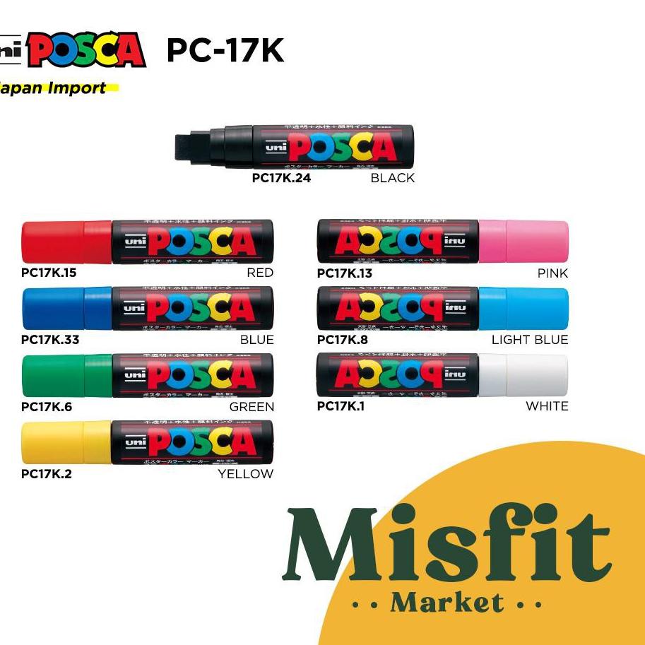 

Dijamin Miring harga.. POSCA PC-17K Extra Broad Tip 15mm Paint Marker