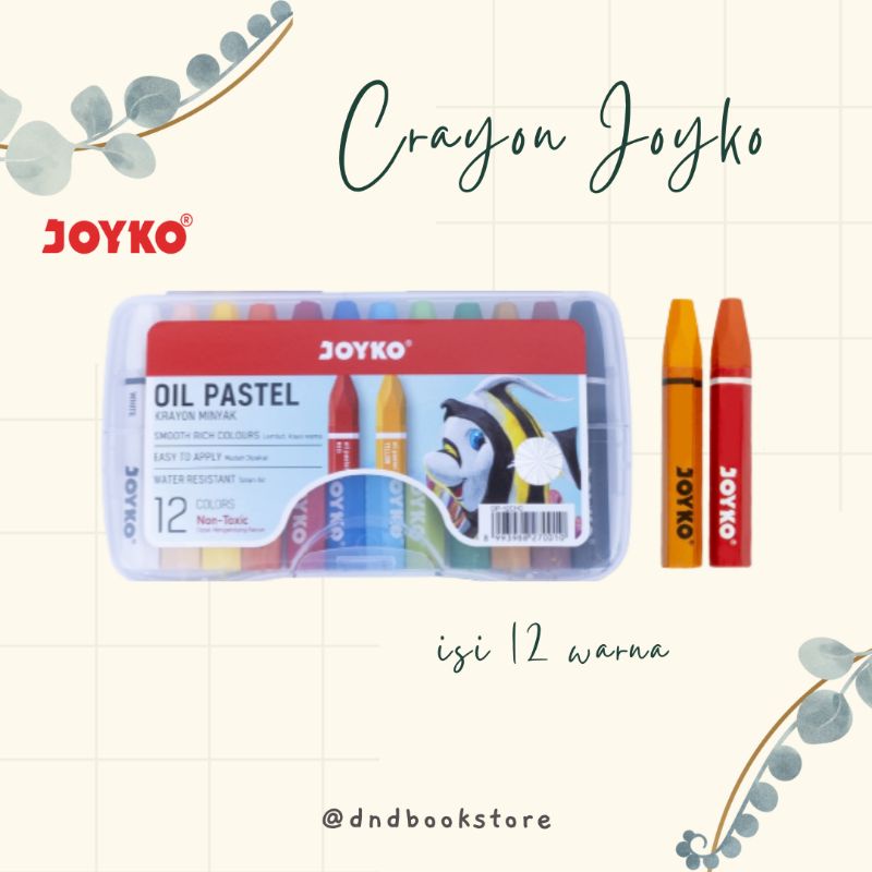 

Crayon / Pensil warna Joyko isi 12 warna