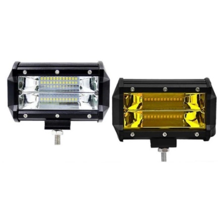 Lampu Tembak Sorot LED 24MATA 2susun Kuning/Putih